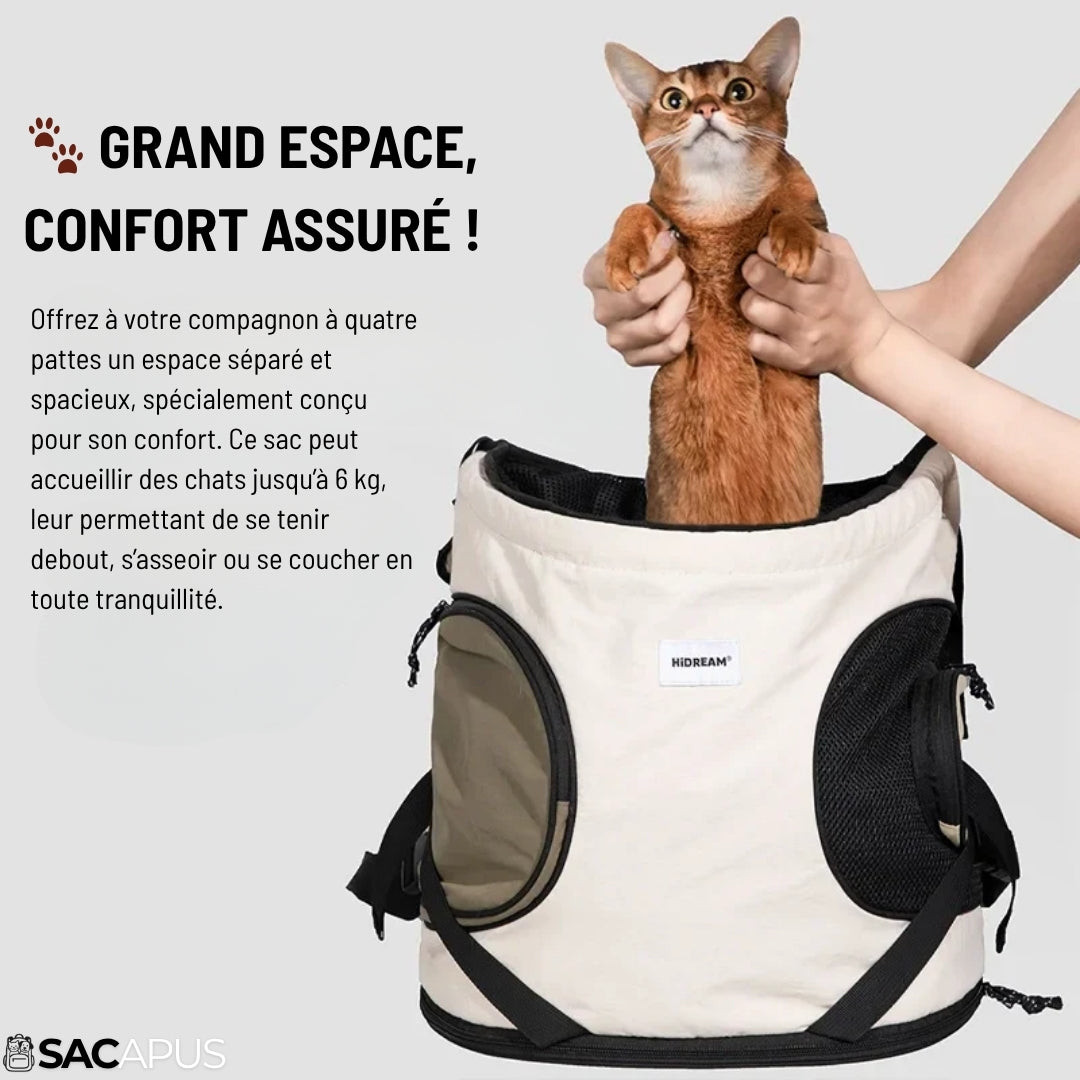 Sac Ventral Chien Chat - Mains Libres, Cœur Léger